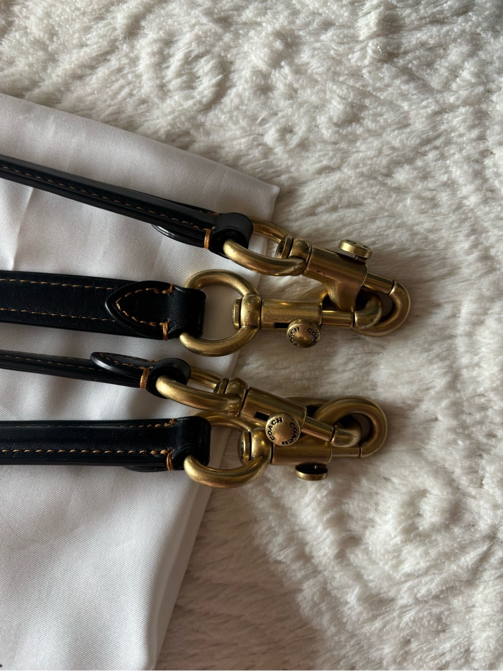Coach Rogue 39 in Black/Gold Pebbled Leather - Picture 7 of 16